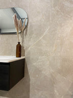 Marblestone Ivory Matt Rect. 60x60 CM Klinker - KakelExpress