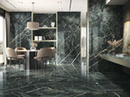 Deluxe Marble Green Rect. 60x60 CM Klinker - KakelExpress
