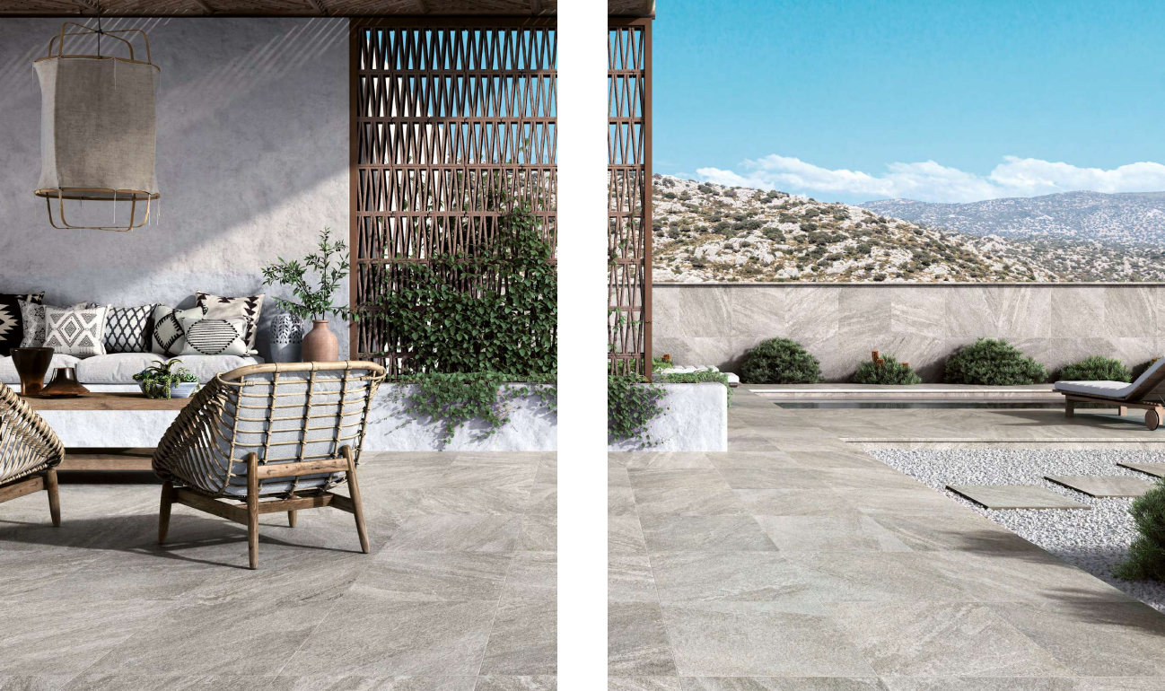 Stone Grey 2.0 60x60 CM Uteklinker (20MM i tjocklek) - KakelExpress