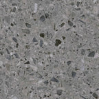 Terrazzo Grafit Matt Rect. 60x60 CM Klinker - KakelExpress