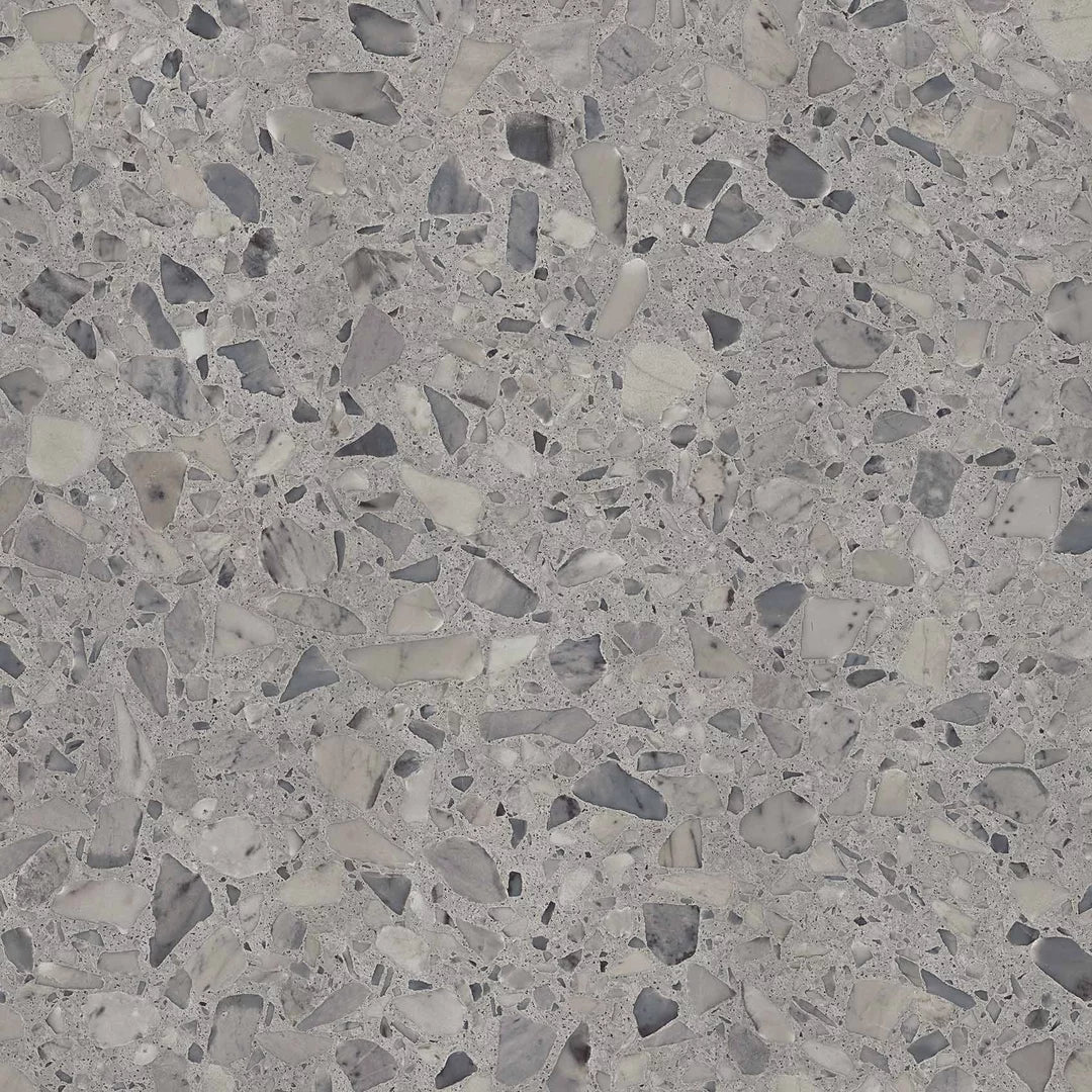 Terrazzo Grå Matt Rect. 60x60 CM Klinker - KakelExpress