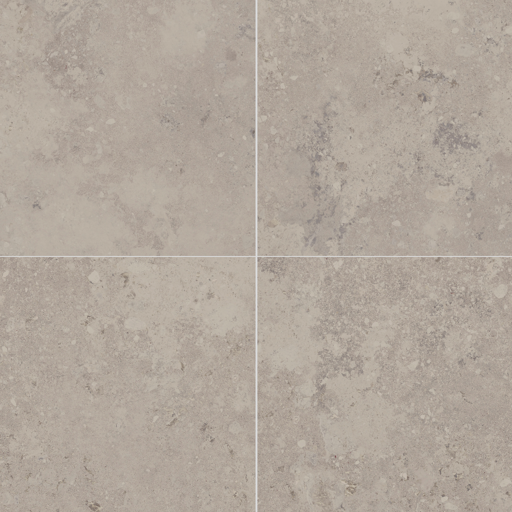 Borgholm Kalksten Taupe Matt Rect. 60x60 CM Klinker - KakelExpress