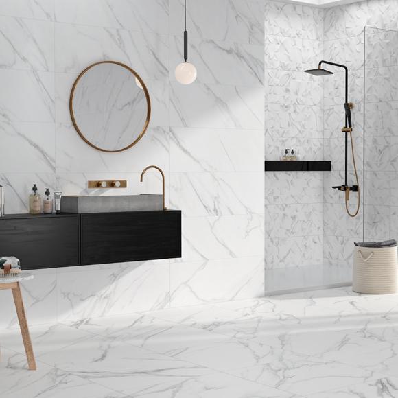 Aston White Rect. 60x120 CM Klinker - KakelExpress