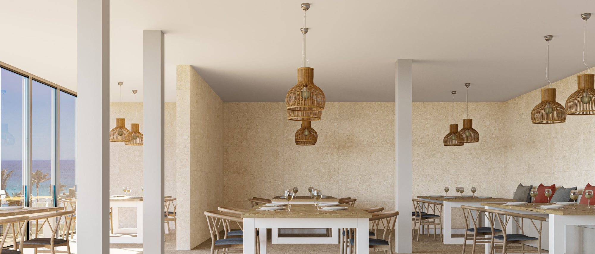 Ceppo Stone Beige 60x60 CM Rect. Matt Klinker - KakelExpress