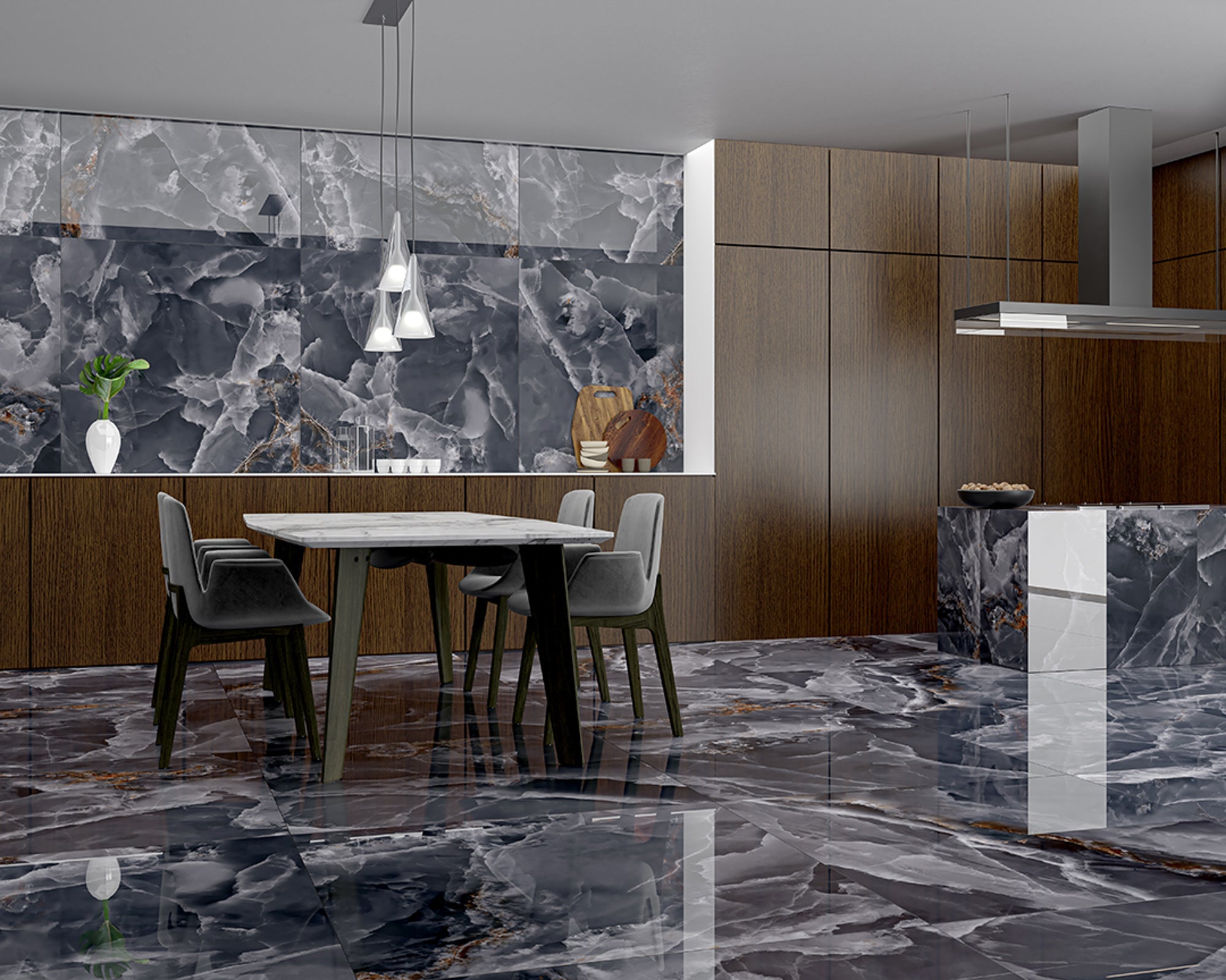Granada Lux Dark 60x120 CM Blank Klinker