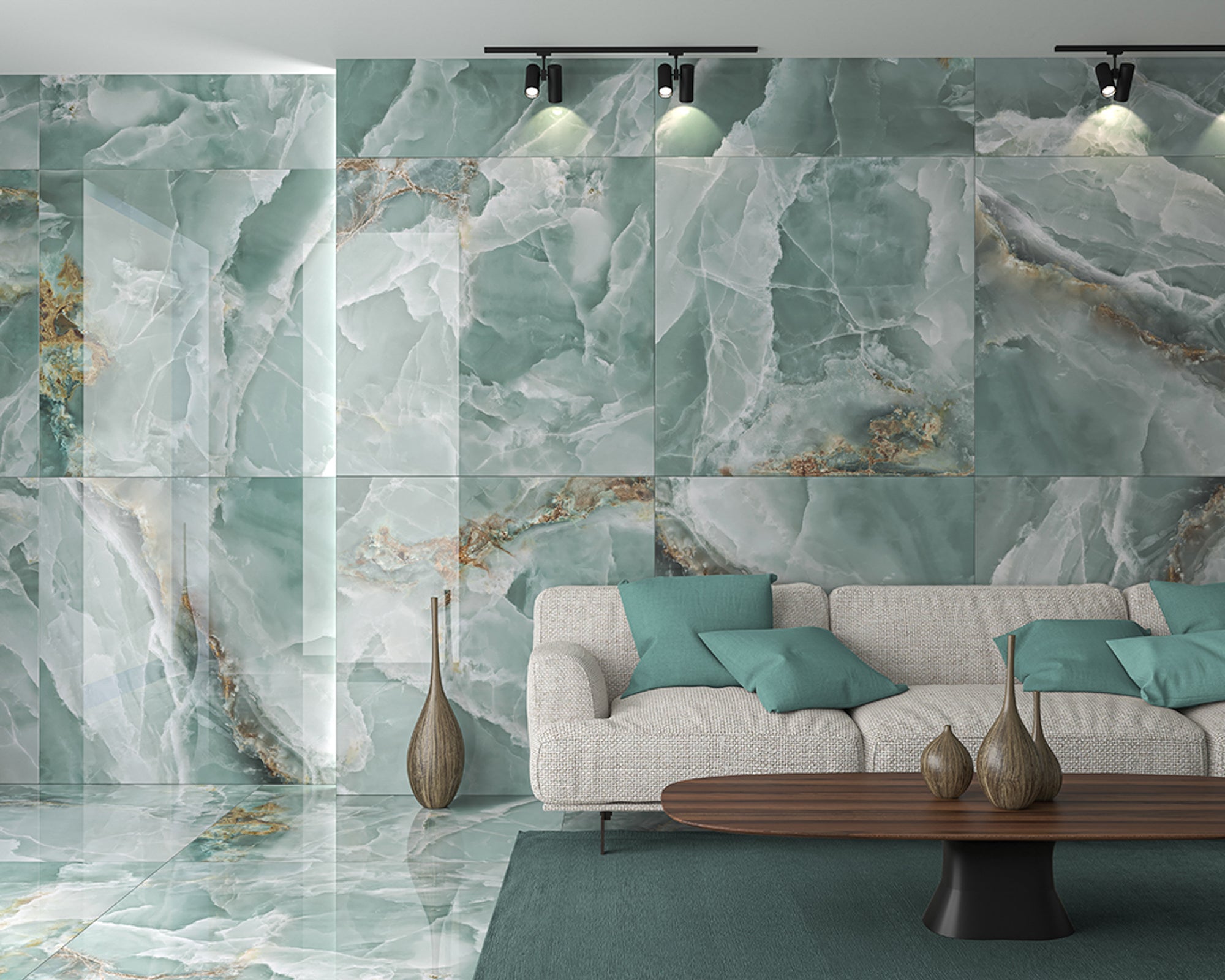 Granada Lux Mint 60x120 CM Blank Klinker