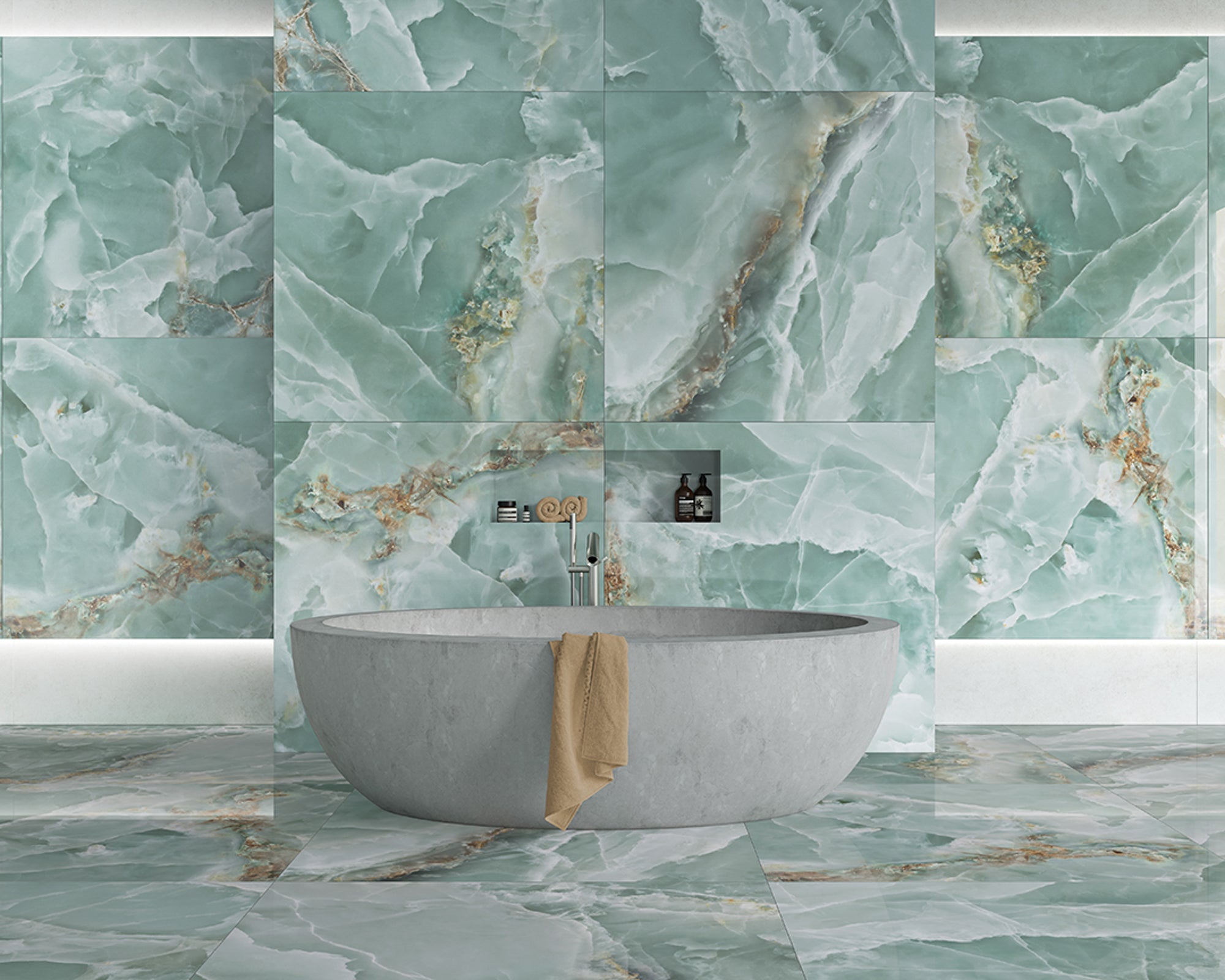 Granada Lux Mint 60x120 CM Blank Klinker