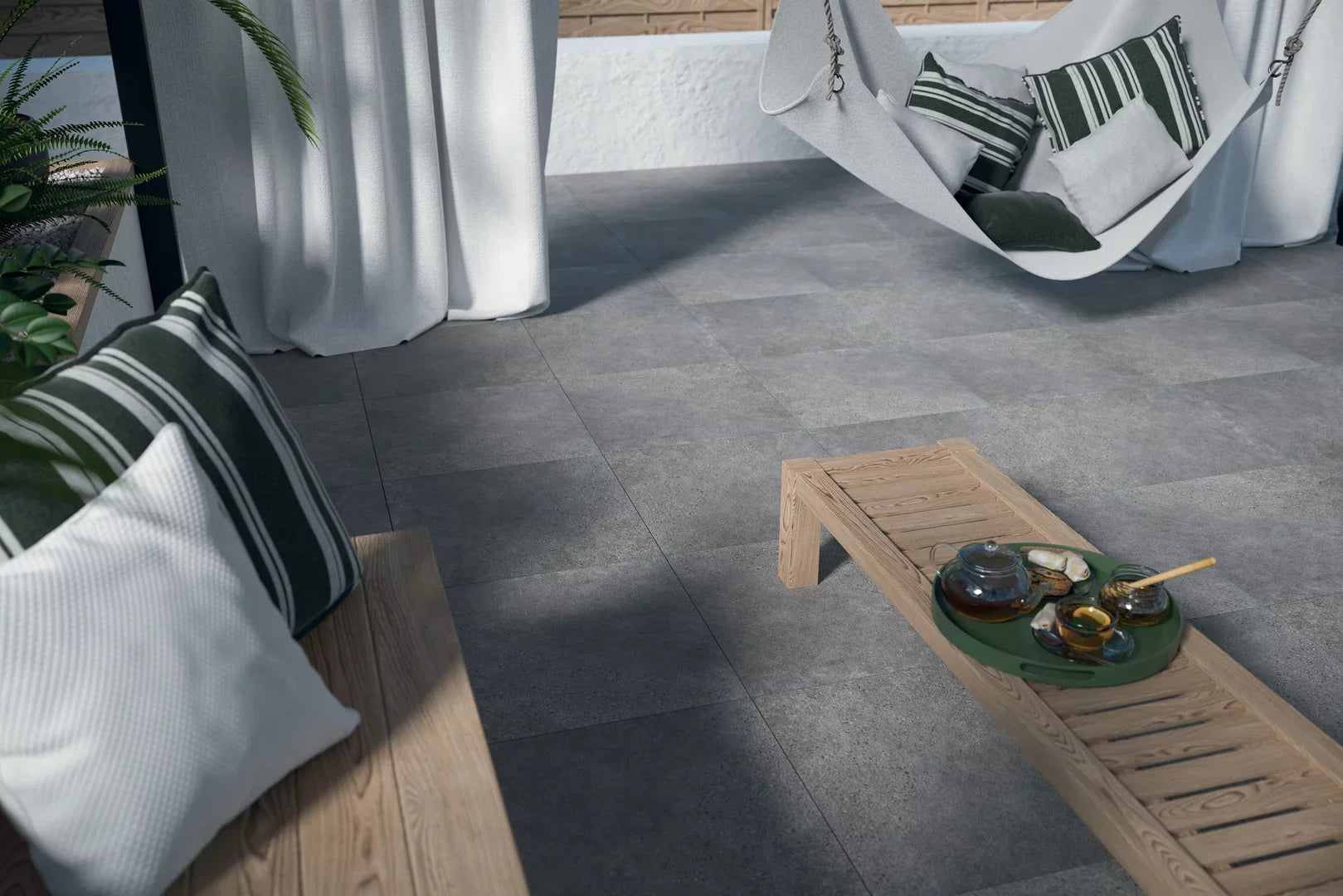 Stone Optimal Grafit 60x60 CM Uteklinker (20MM i tjocklek) - KakelExpress