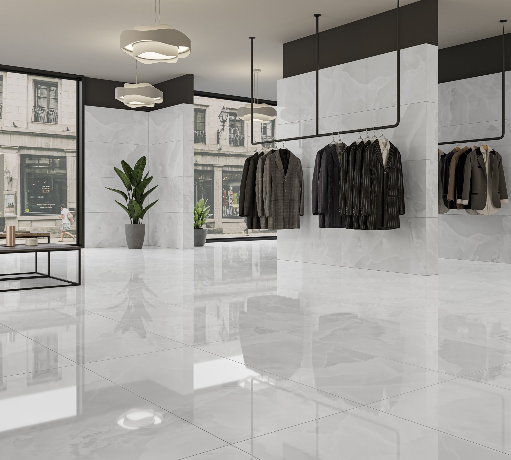 Granada Lux White 60x120 CM Blank Klinker